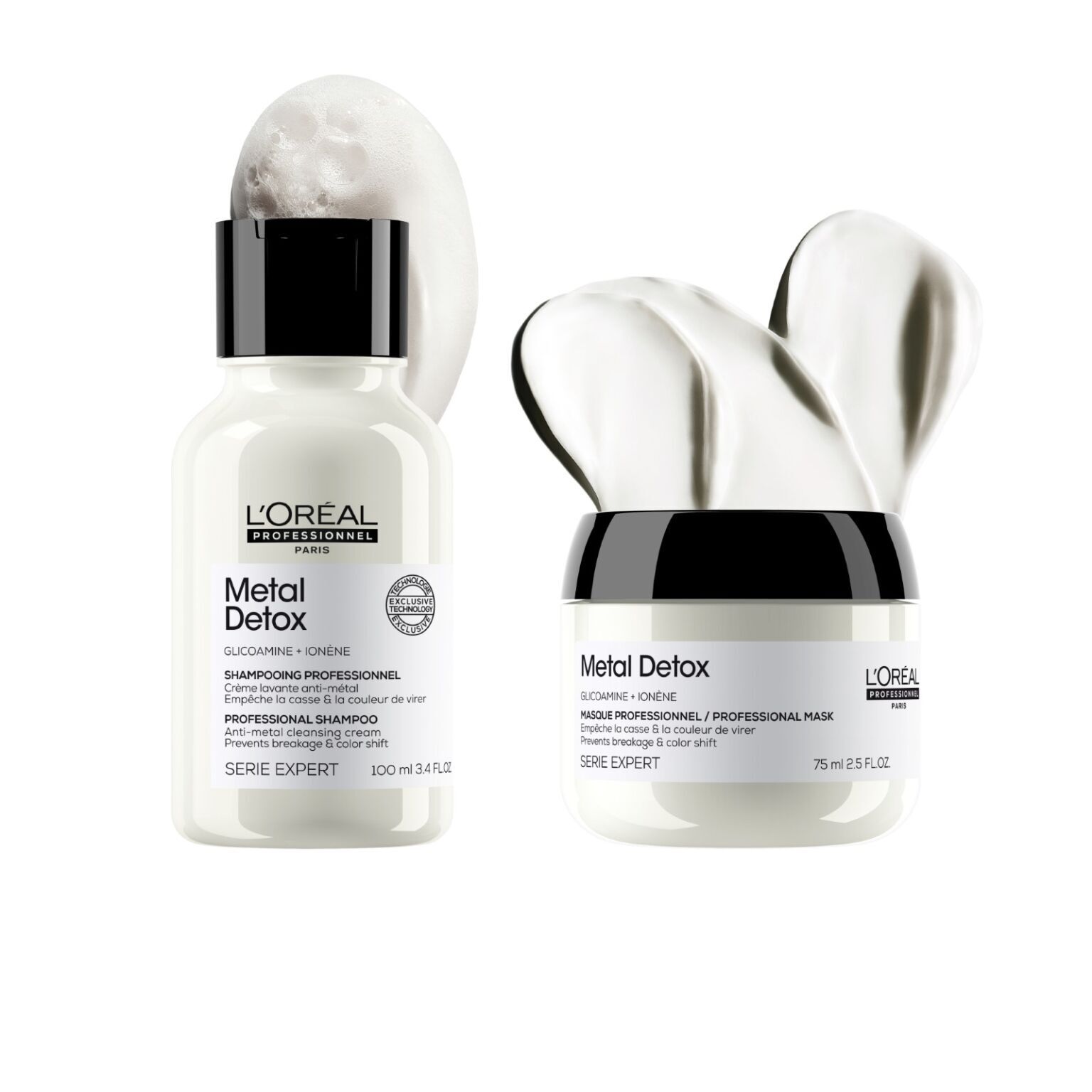 L'OREAL EXTRAordinaryOIL 4種セット Kit L'oréal Professionnel Metal Detox – Shampoo + Máscara + Leave